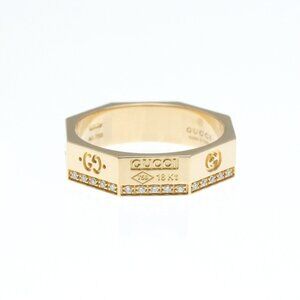 GUCCI 18k Rose Gold Diamond Ring